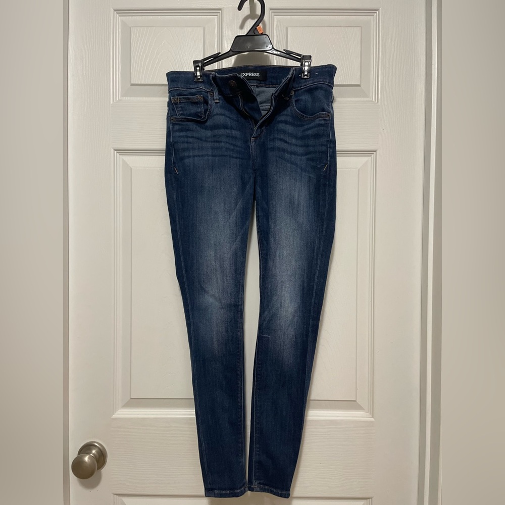 Standard blue express skinny jeans